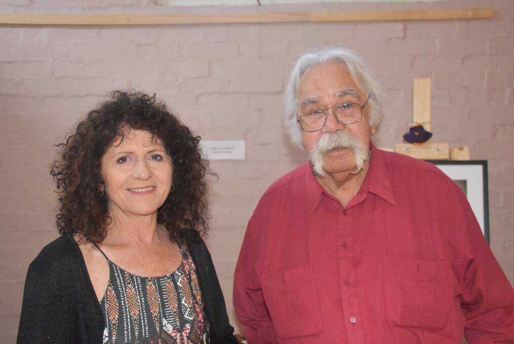 Kay Smith (2nd prize) and Brian Irving (1st prize), Oils and Acrylics. Photo: Nicholas Fuller