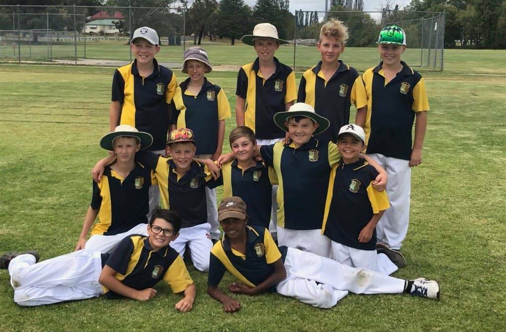 GUYRA'S YOUNG CRICKETERS: Guyra Central School's Primary Boys' Cricket Team
Back row: Max Blyton, Aiden Brown, Lincoln Brown, Rave Brazier, Jason Mowbray

Middle row: Toby Handebo, Darcey Heagney, Tommy Ryan, Angus Dullaway, Jack Soraghan

Front: Tynan Bull, Brendan Landsborough .