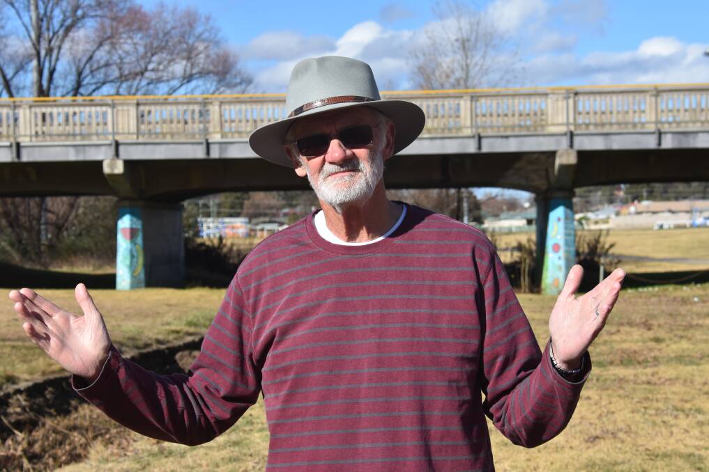 CREEKLANDS VISIONARY: Dr Jim Scott, Visions for Armidale Creeklands president, has an exciting plan to beautify Armidale. Photo: Nicholas Fuller