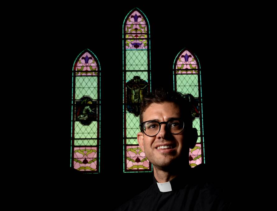 TUNED IN: Fr Rob Galea said his FRG Ministry's online services have experienced a ten-fold increase in use since the onset of COVID-19. Picture: DARREN HOWE 