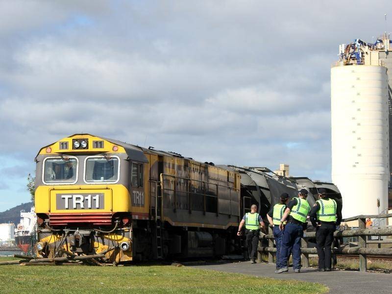 A freight line to Devonport is expected to reopen days after a train was deliberately derailed.