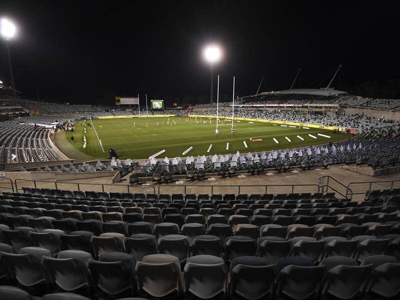 Only 1500 fans will be allowed in to watch Canberra's home NRL clash with Melbourne at GIO Stadium.