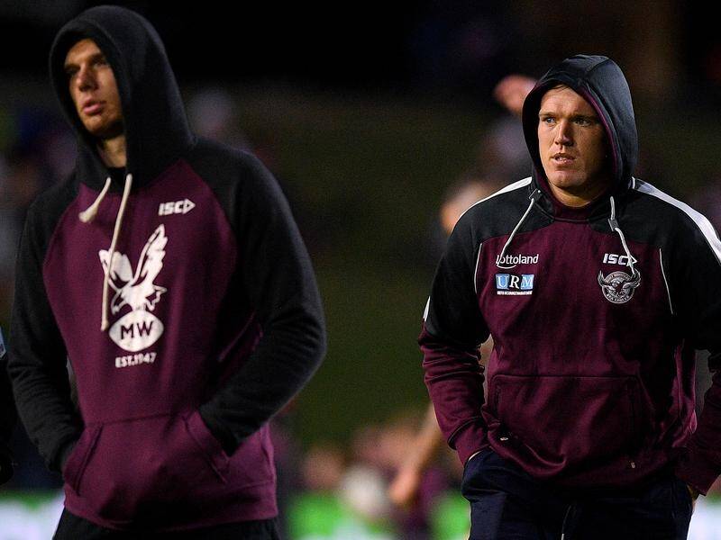 Tom and Jake Trbojevic could be playing with younger brother Ben after the Sea Eagles re-signed him.
