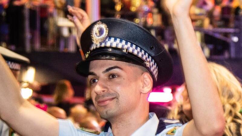 NSW Police officer Beau Lamarre-Condon has been sacked from the force. (James Gourley/AAP PHOTOS)