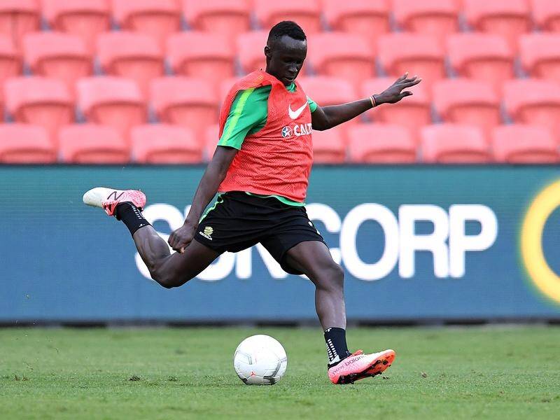 Socceroos player Awer Mabil is earning worldwide plaudits since settling down in Europe.