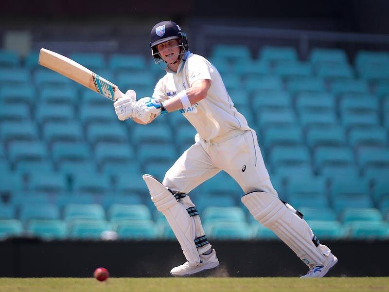 Steve Smith made a hard-fought century in NSW's Sheffield Shield match against Western Australia.