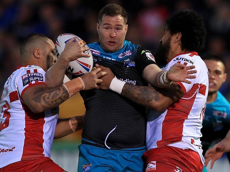 St George Illawarra are denying they are interested in Leeds forward Trent Merrin.