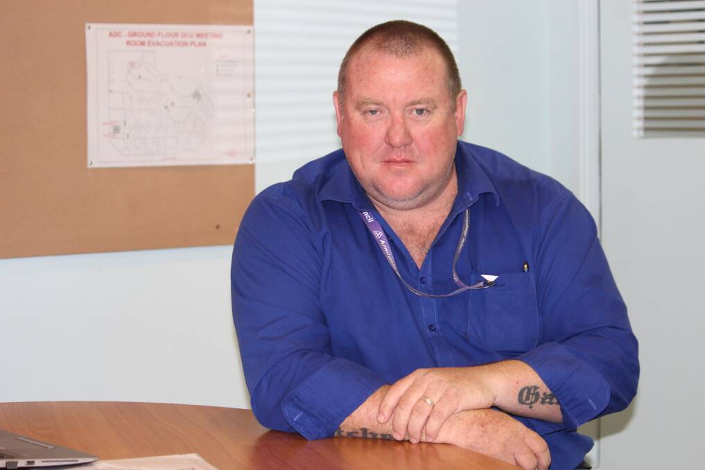 REPAIRS: Armidale Regional Council project officer EAM/WSS Mark Byrne said repairs to Guyra's water system were half finished and Armidale's water delivery system was next in line.