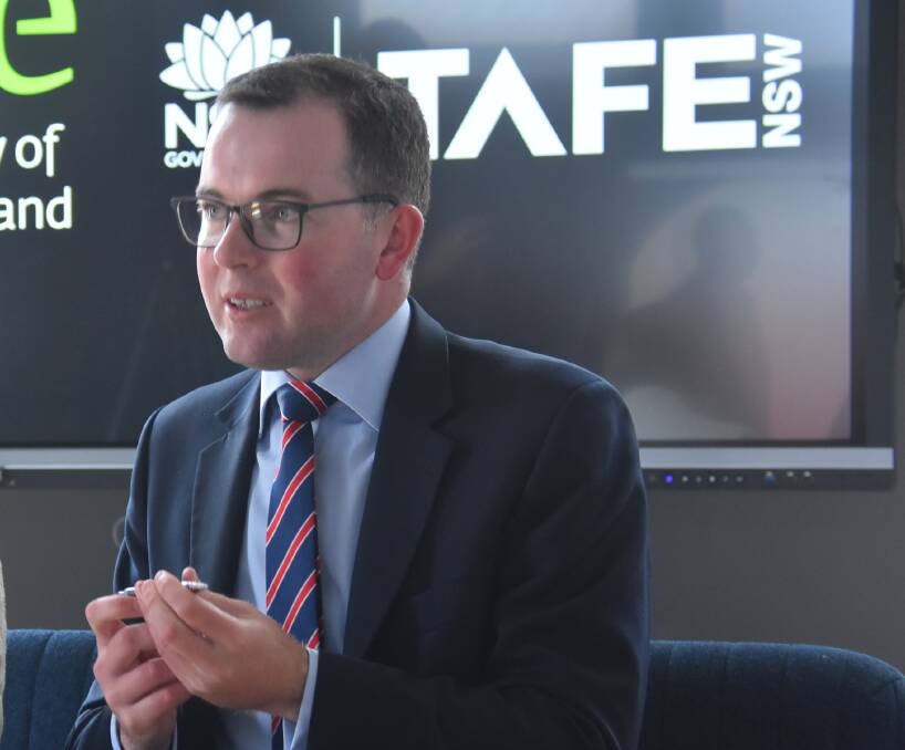 Member for Northern Tablelands and Minister for Tourism Adam Marshall thinks that accusations of a TAFE cover-up are laughable.