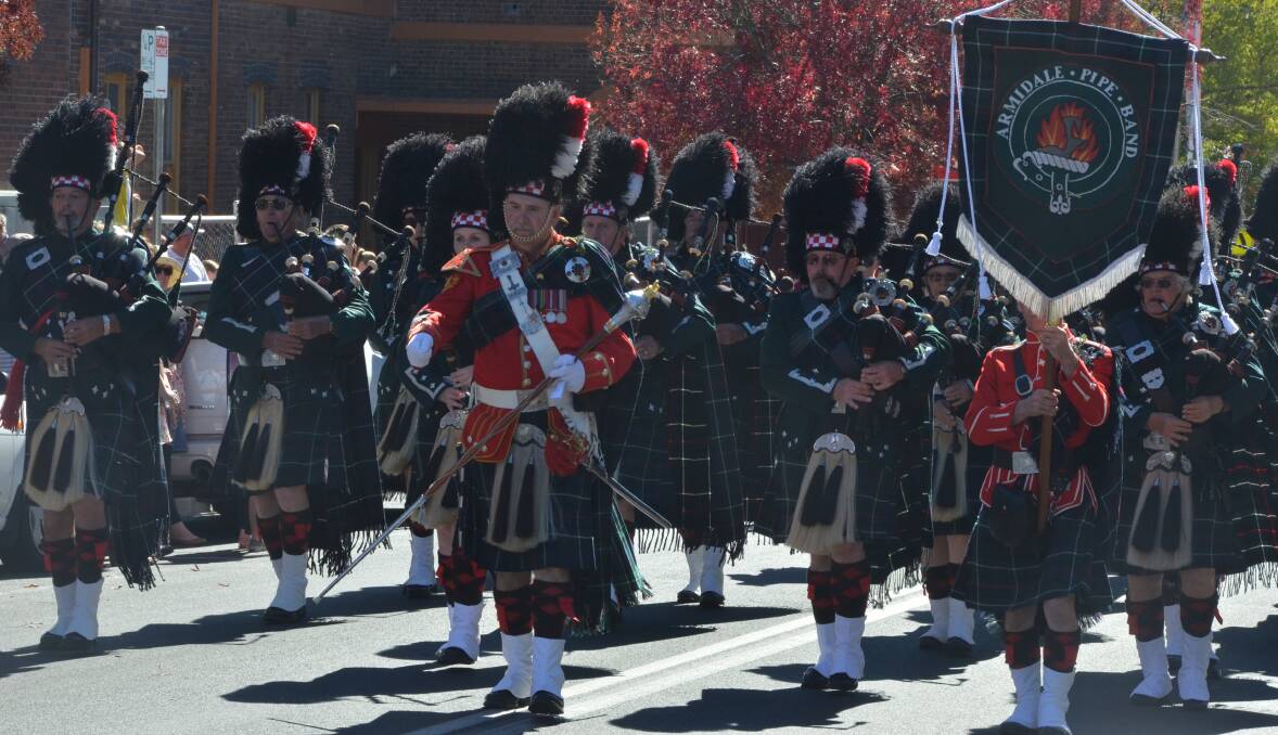 Armidale Pipe Band will kit out as they do for Anzac Day to participate in a worldwide Remembrance Day for the 600 wounded and 500 dead bagpipers, who played an significant role in the deadly charges of World War I.