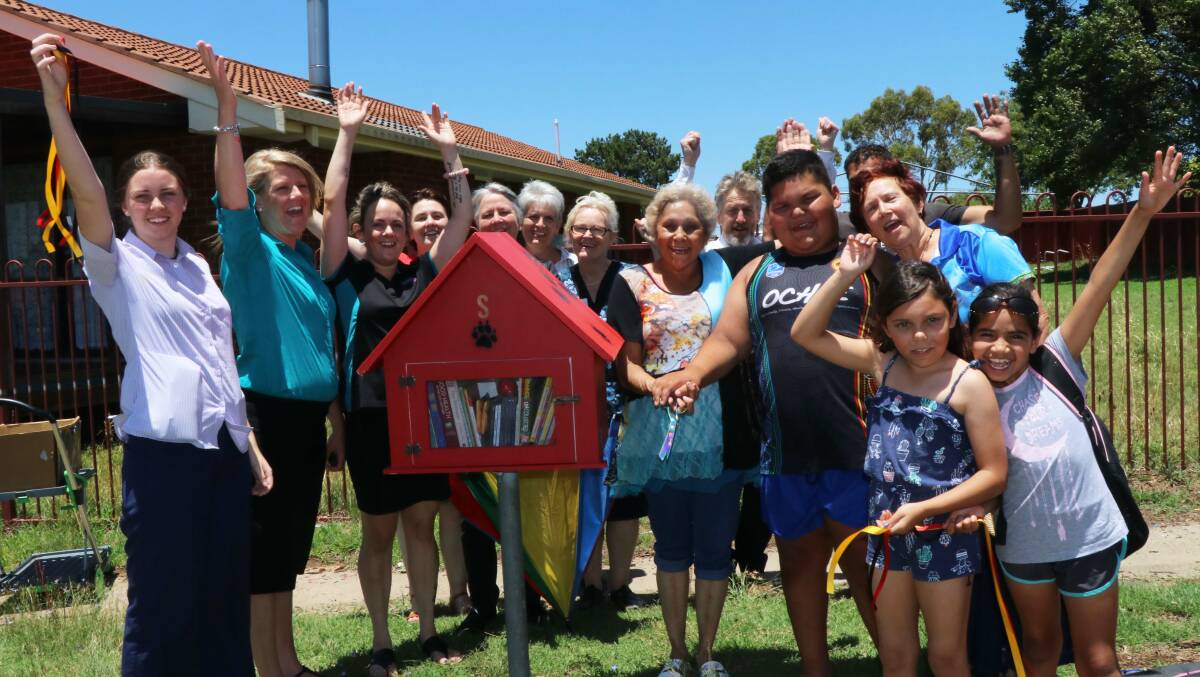 BIG LAUCH OF BIG BOX: Community members attended the official launch of one of the libraries on Thursday.