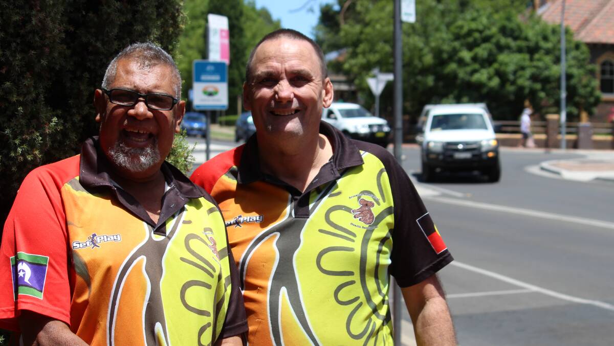 HELP NEEDED: Lyndon Strong and Jim Parkinson run Armidale's Fighting Temptations Aboriginal Youth Group, which now needs the help of some more volunteers.