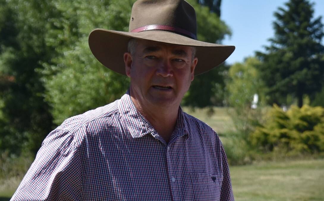 PREPARE: Armidale Regional Council Simon Murray thinks residents could do their bit to help conserve water during the drought.