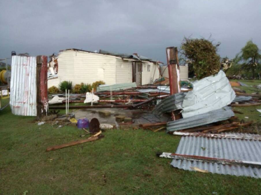 Some of damage in Guyra. Pic: NSW RFS